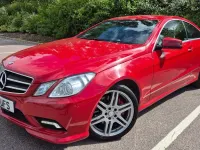 Used Mercedes E250 2010 Red Coupe