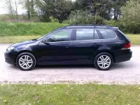 Begagnad VW Golf VI SE 105 HK (77 kW) 2011 Svart Halvkombi