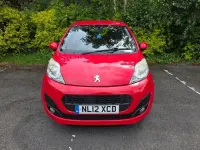 Used Peugeot 107 Active 68 HP (50 kW) 2012 Red Hatchback