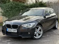 Begagnad BMW 120 M Sport 2013 Svart Halvkombi