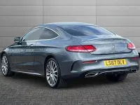 Used Mercedes C300 AMG Line Premium Plus 245 HP (180 kW) 2017 Selenite grey Coupe