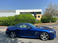 Used Mercedes SL400 AMG line 367 HP (269 kW) 2018 Brilliant blue metallic Cabriolet