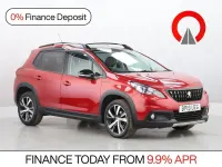 Second-hand Peugeot 2008 GT-line 100 CP (73 kW) 2019 Roșu SUV