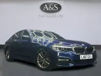 Used BMW 520 M Sport 187 HP (137 kW) 2018 Blue Sedan