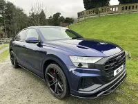 Used Audi Q8 S-Line 286 HP (210 kW) 2019 Blue SUV