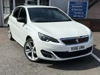 Used Peugeot 308 GT-line 2016 White Hatchback
