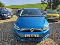 Used VW Touran SEL 150 HP (110 kW) 2016 Blue MPV