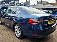Used Skoda Superb SE L 150 HP (110 kW) 2023 Petrol blue metallic Hatchback