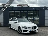 Used Mercedes C220 AMG Line Premium Plus 170 HP (125 kW) 2016 White Estate
