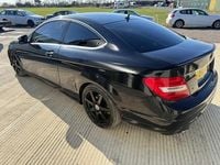 Begagnad Mercedes C250 AMG 2012 Svart Sportkupé