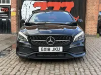 Used Mercedes CLA220 AMG line 177 HP (130 kW) 2018 Black Sedan