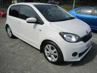 Used Skoda Citigo Elegance 75 HP (55 kW) 2014 White Hatchback