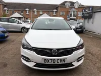 Used Vauxhall Astra SRi 145 HP (106 kW) 2020 White Estate