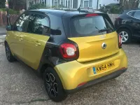 Used Smart ForFour Premium 2015 Yellow Hatchback