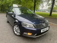 Begagnad VW Passat Executive 2014 Blå Kombi