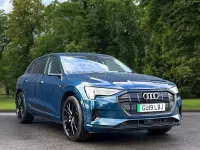 Used Audi e-tron Advanced 300 kW (408 HP) 2019 Blue SUV
