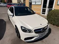Used Mercedes E63 AMG AMG 550 HP (404 kW) 2013 Pearl white Sedan