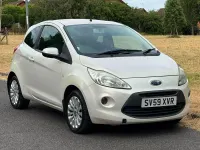 Used Ford Ka Zetec 2009 White Hatchback