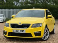 Used Skoda Octavia vRS 2015 Yellow Estate