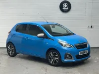 Used Peugeot 108 Allure 82 HP (60 kW) 2016 Blue Hatchback