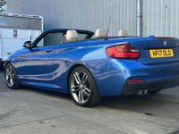 Used BMW 230 M Sport 249 HP (183 kW) 2017 Blue Cabriolet