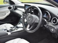 Used Mercedes C200 184 HP (135 kW) 2016 Brilliant blue metallic Estate
