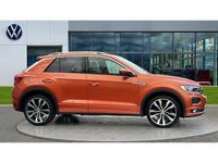 Used VW T-Roc R-line 150 HP (110 kW) 2020 Energetic orange metallic SUV