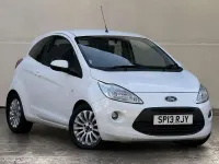Used Ford Ka Zetec 69 HP (50 kW) 2013 White Hatchback