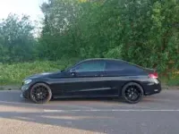 Used Mercedes C300 AMG line 245 HP (180 kW) 2019 Black Coupe