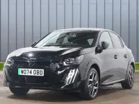 Used Peugeot e-208 GT 113 kW (154 HP) 2025 Black Hatchback