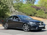 Used Mercedes E400 AMG line 2015 Black Coupe
