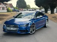 Used Audi A7 450 HP (330 kW) 2016 Blue Hatchback