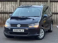 Used VW Sharan SE 177 HP (130 kW) 2015 Blue MPV