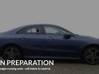 Used Mercedes CLA250e AMG Line Premium 218 HP (160 kW) 2023 Blue Coupe
