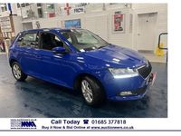 Used Skoda Fabia SE 60 HP (44 kW) 2021 Blue Hatchback