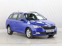 Used Skoda Fabia SE 95 HP (69 kW) 2022 Blue Hatchback