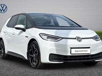 Begagnad VW ID.3 Pro Performance 150 kW (204 HK) 2020 Vit Halvkombi