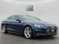 Used Audi A5 S-Line 190 HP (139 kW) 2017 Blue Coupe