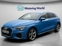 Used Audi A3 Sportback S-Line 204 HP (150 kW) 2023 Blue Hatchback