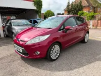 Used Ford Fiesta Titanium 2009 Red Hatchback