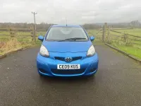Gebraucht Toyota Aygo 2009 Blau Kleinwagen