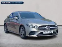 Used Mercedes A200 AMG Line Premium 163 HP (119 kW) 2019 Silver Sedan