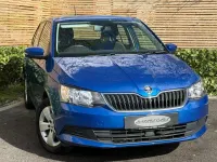 Used Skoda Fabia SE 90 HP (66 kW) 2015 Blue Hatchback