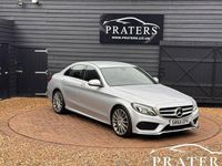 Used Mercedes C220 AMG line 170 HP (125 kW) 2015 Silver Sedan