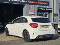 Used Mercedes A200 AMG Line Premium 136 HP (100 kW) 2016 White Hatchback