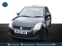 Used Suzuki Swift GL 91 HP (66 kW) 2008 Black Hatchback