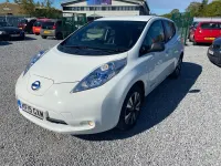 Used Nissan Leaf Tekna 80 kW (109 HP) 2015 White Hatchback