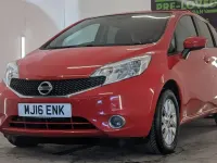 Gebraucht Nissan Note Acenta 80 PS (58 kW) 2016 Rot Kleinwagen