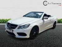 Used Mercedes E220 AMG 168 HP (123 kW) 2014 White Cabriolet