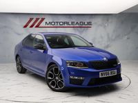 Used Skoda Octavia vRS 184 HP (135 kW) 2017 Blue Hatchback